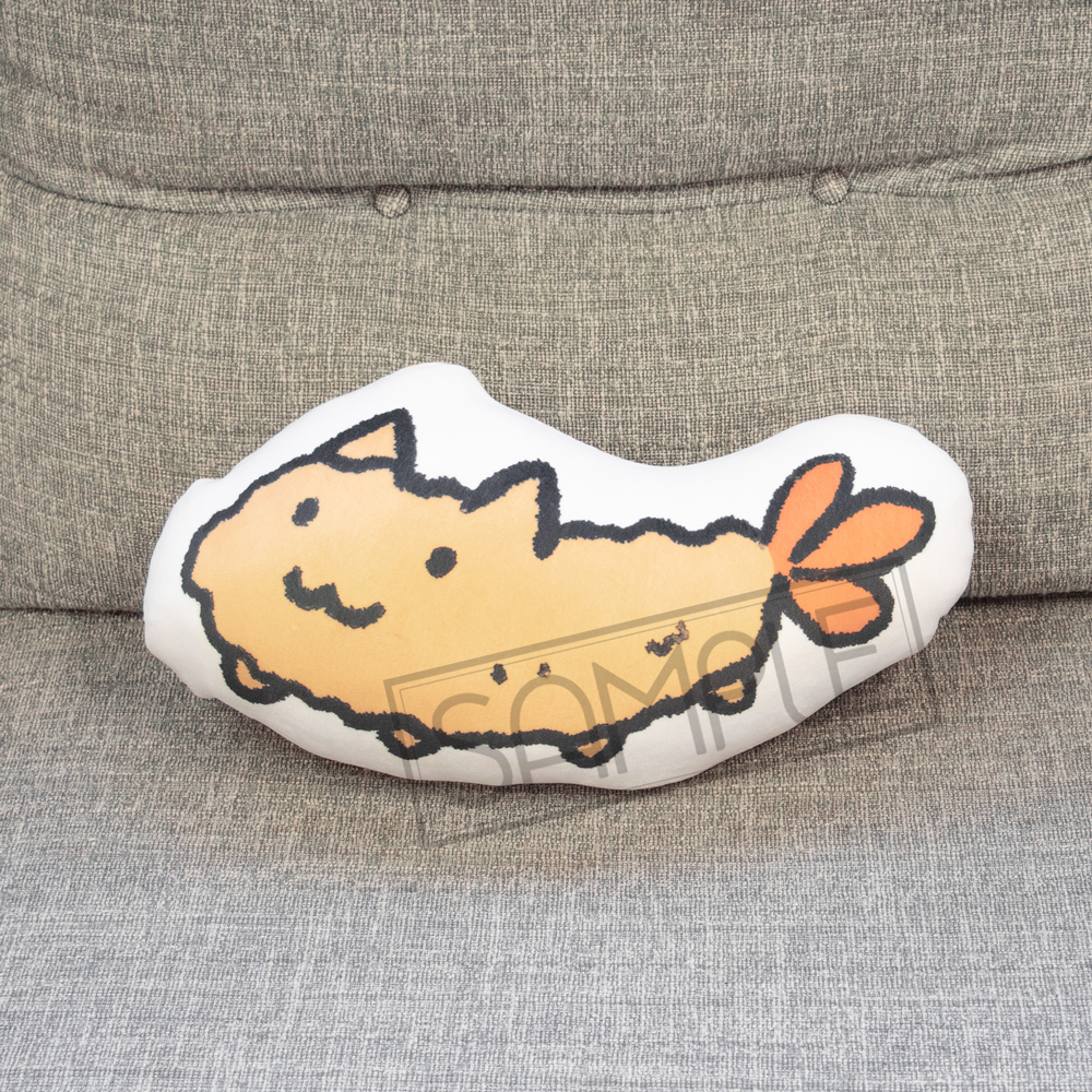 もちもちクッション えびフライねこ アリスグリント もちもちクッション えびフライねこ アリスグリント