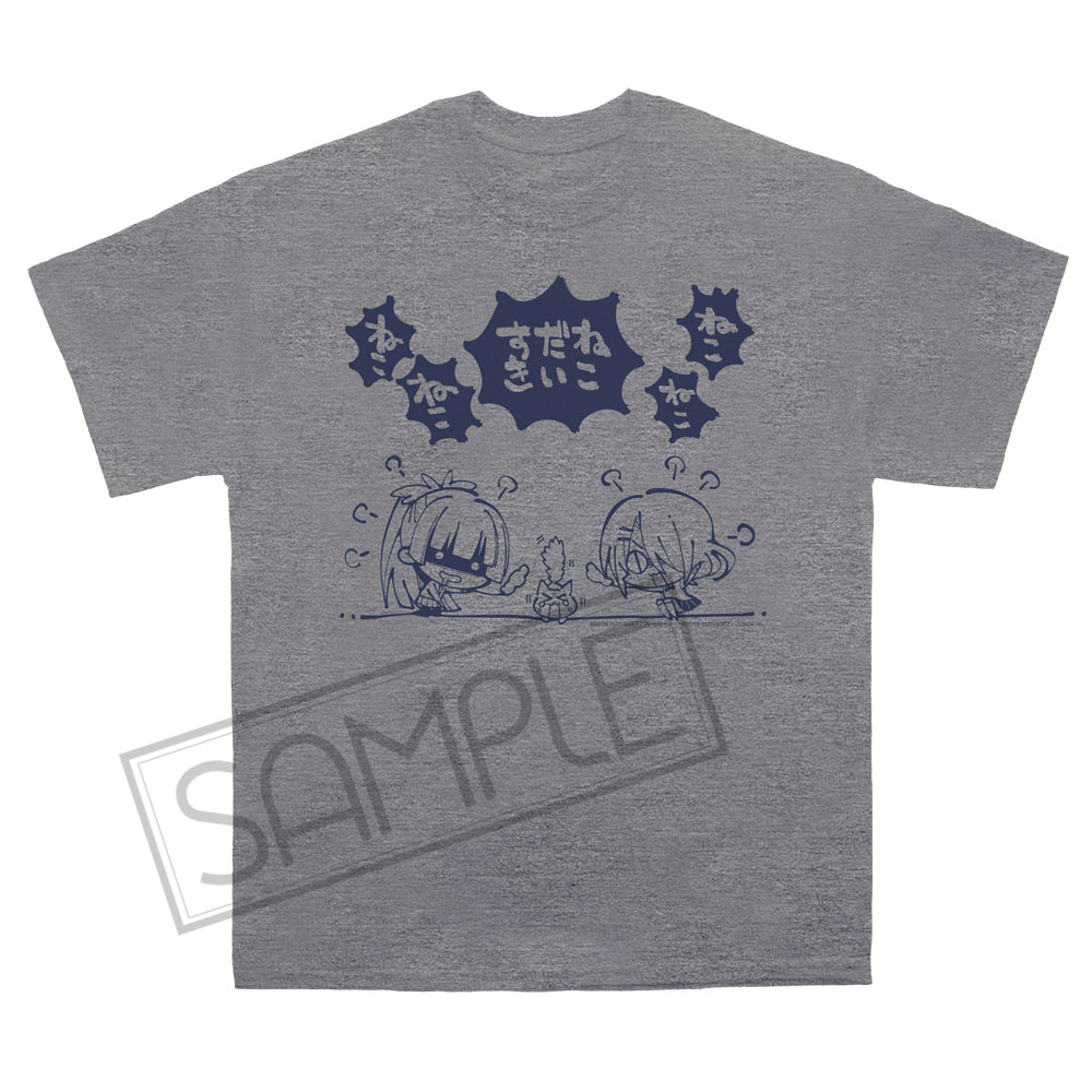 「愛衣＆あやせ」ねこだいすきTシャツ</br>produced by komowata