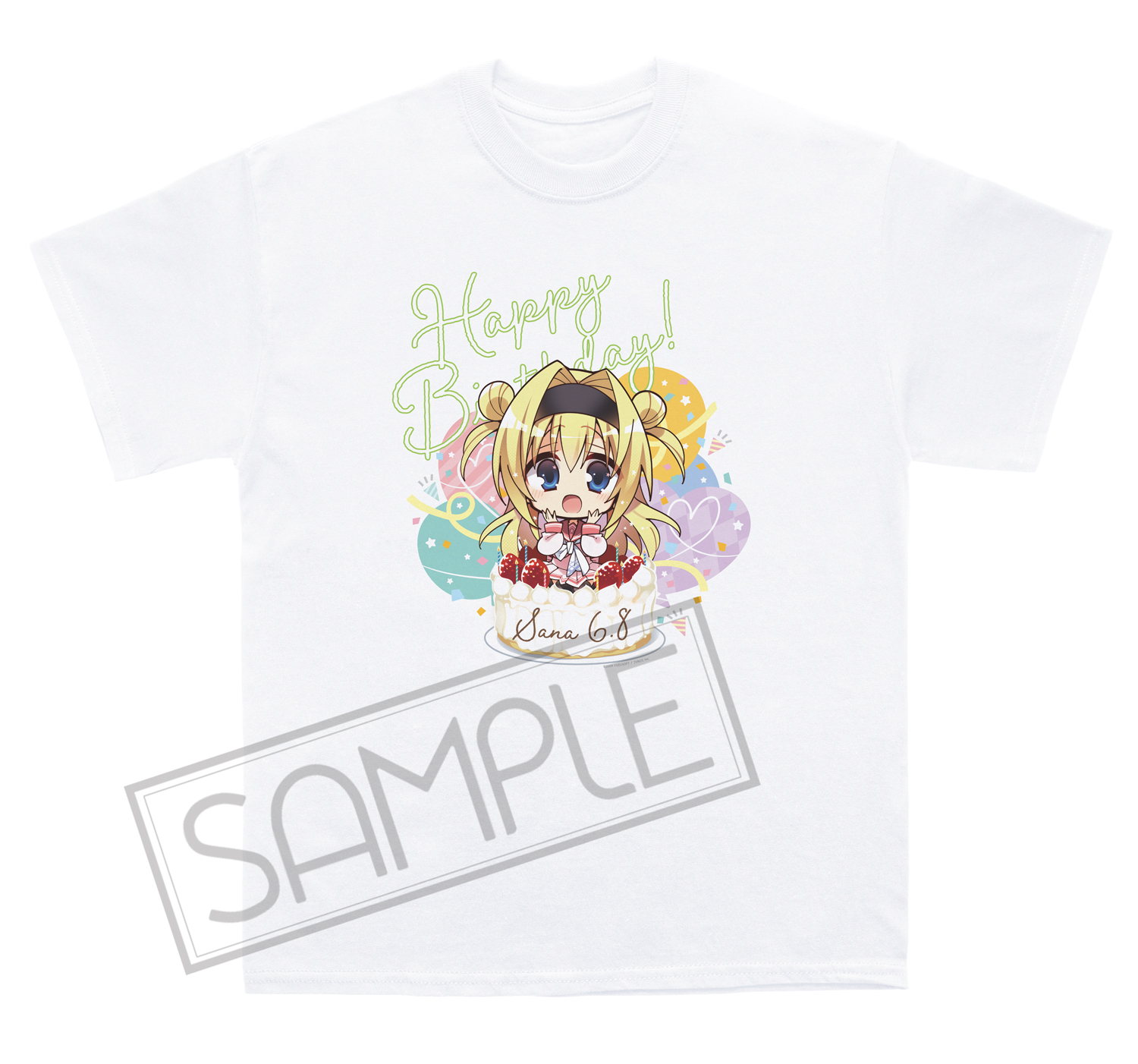 【あみあみ＆ソフマップ限定販売】</br>「千歳佐奈」バースデーTシャツ