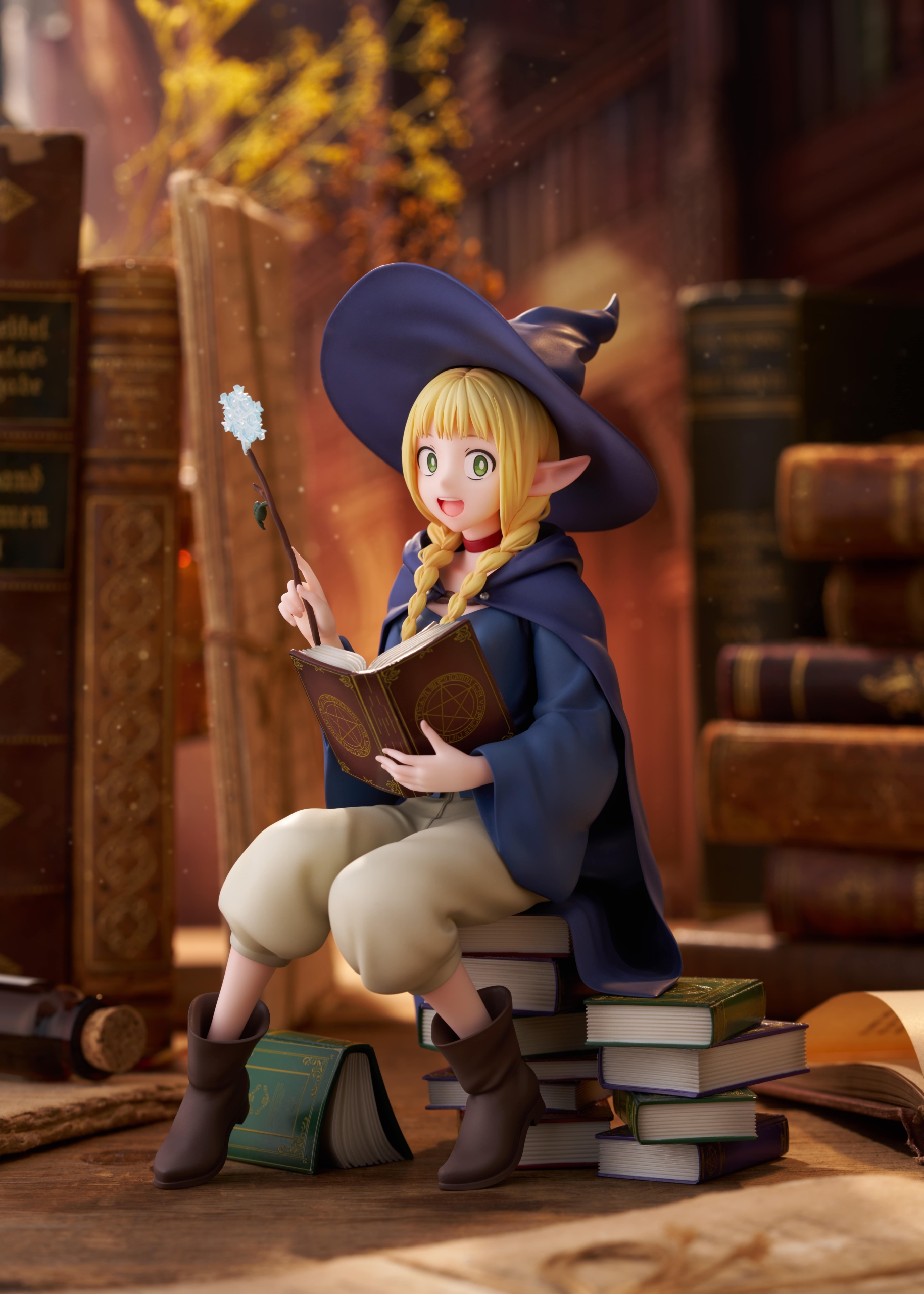 ダンジョン飯　B賞アクスタ　学生時代マルシル & ファリン ダンジョン飯』オンラインくじ3/7販売。魔術学校時代のマルシル